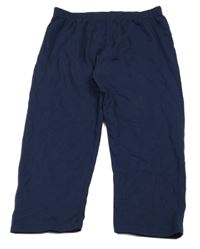 Tmavomodré capri legíny