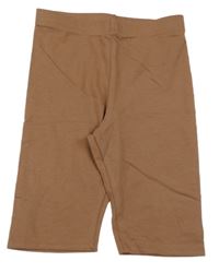 Hnědé elastické kraťasy H&M