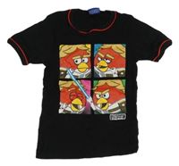 Černé tričko s Angry birds