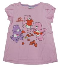 Světlerůžové tričko s Care Bears