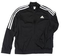 Černá sportovní propínací mikina Adidas