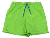 Neonově zelené plážové kraťasy Decathlon 