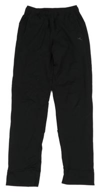 Černé sportovní funkční tepláky 