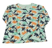 Světlezelené triko s dinosaury Dopodopo