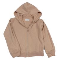 Starorůžová propínací mikina s kapucí Jeff&Co.