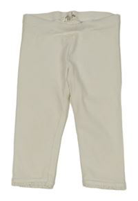 Bílé crop legíny H&M