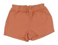 Oranžové bavlněné kraťasy H&M