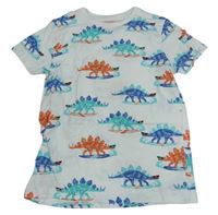 Bílé tričko s dinosaury zn. M&S