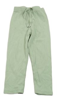 Olivové žebrované legíny Matalan