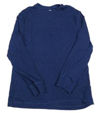 Tmavomodré pyžamové triko M&S