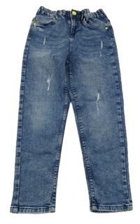 Modré plísňové teplákové rifle Kiki&Koko