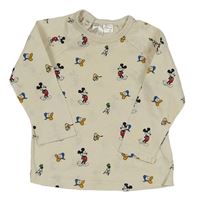 Smetanové triko s Mickeym a přáteli H&M