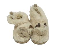 Světlebéžové chlupaté zateplené capáčky s čumáky vel. 19