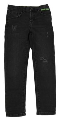 Černé skinny rifle s prošoupáním Zara