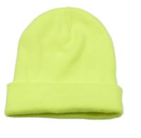 Neonově žlutá čepice Beechfield