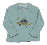 Světlemodré triko s autem