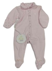 Nové - Světlerůžový overal s límečkem s mašlemi Absorba