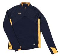 Tmavomodrá sportovní funkční mikina Kipsta