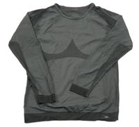 Tmavošedé thermo triko