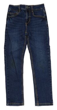 Tmavomodré skinny rifle Zara