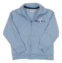 Světlemodrá propínací mikina s číslem Impidimpi