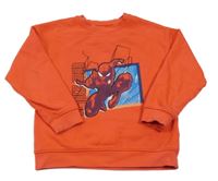 Červená mikina se Spidermanem M&S