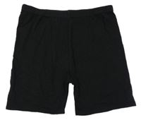 Černé elastické kraťasy