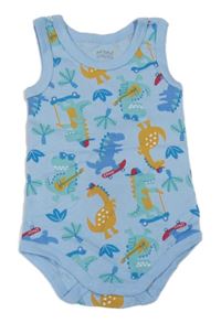 Světlemodré body s dinosaury Chicco