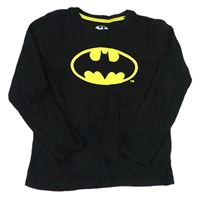 Černé pyžamové triko s Batmanem 