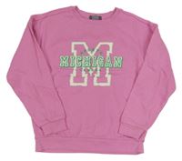 Růžová mikina s nápisem Primark