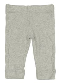 Šedé melírované lehké tepláky 