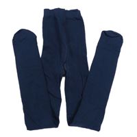 Tmavomodré punčocháče 