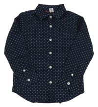 Tmavomodrá puntíkatá košile Dopodopo