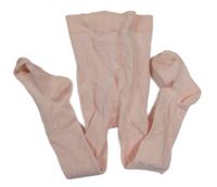 Světlerůžové punčocháče 