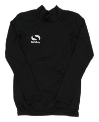 Černé sportovní funkční triko s logem Sondico