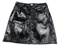 Černá koženková sukně Primark