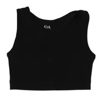 Černý sportovní crop top C&A