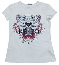 Bílé tričko s tygrem Kenzo