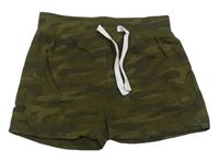 Khaki army bavlněné kraťasy zn. Primark