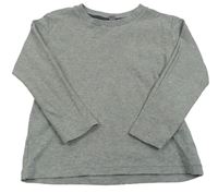 Šedé melírované triko Uniqlo