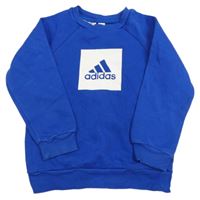 Tmavomodrá mikina s logem Adidas
