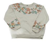 Bílá mikina s květy C&A