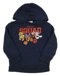 Tmavomodrá mikina s kapucí - Tlapková patrola Nickelodeon