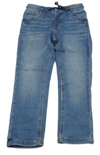 Světlemodré teplákové rifle s úpletovým pasem M&S