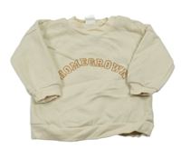 Béžová mikina s nápisem Next