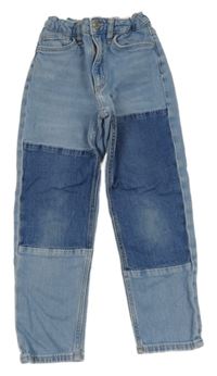 Světlemodro-tmavomodré rifle H&M