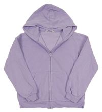 Lila propínací mikina s kapucí H&M