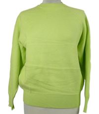 Dámský limetkový svetr 