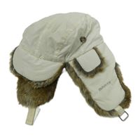 Dámská smetanová šusťáková beranice s kožíškem Barts 