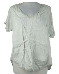 Dámská šedá lněná halenka Miss Sugar 